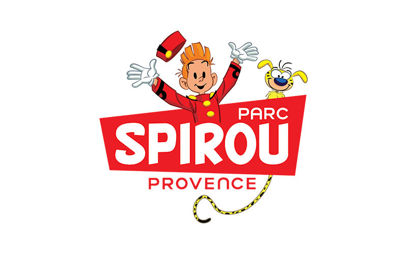 logo du parc d'attraction Spirou partenaires du Frames Festival